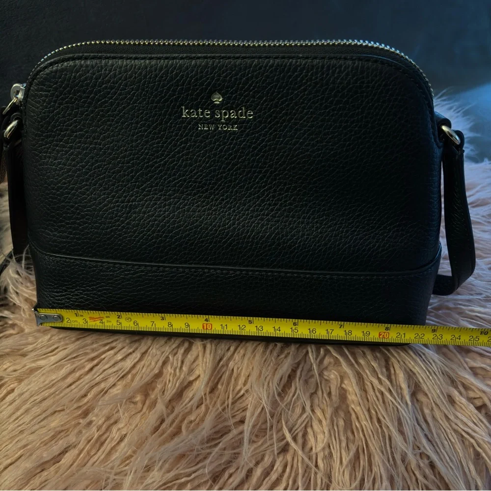 Kate Spade Black Pebbled Leather Crossbody Bag